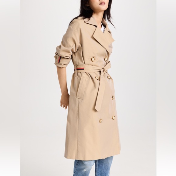 NWT! KULE The Rox Trench in Color Khaki - Picture 5 of 9